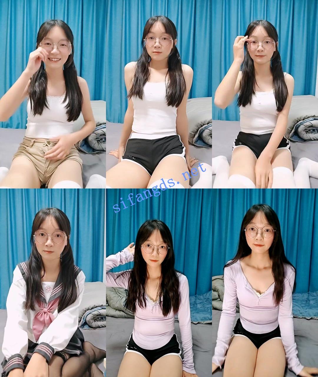 ☑️眼镜大学生!超级反差~【兔奶】大屁股~丝袜~扣穴自慰~ 1 ☑️眼镜大学生!超级反差~【兔奶】大屁股~丝袜~扣穴自慰~ 1