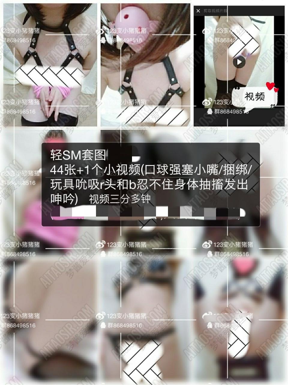 【大胸嫩妹推荐】推特@微博美乳软妹子@123变小猪猪之售卖系列6套合集（276P+6V-1.17GB） COSPLAY-第3张