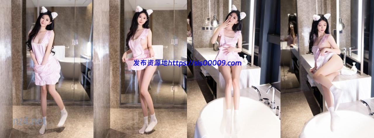 顶级女模最新尺度升级！颜值巅峰秀人网当红女神模特【谢小蒽】私拍，粉色女仆狗链鞭打手指高速摩擦高潮喷水 [110P+5V/510MB] 3