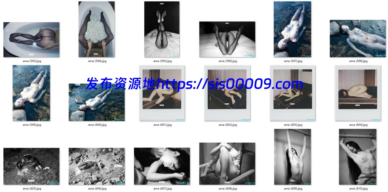 捆绑界摄影师AMA多位女神模特大尺度摄影合集【617p/2.5G】 4
