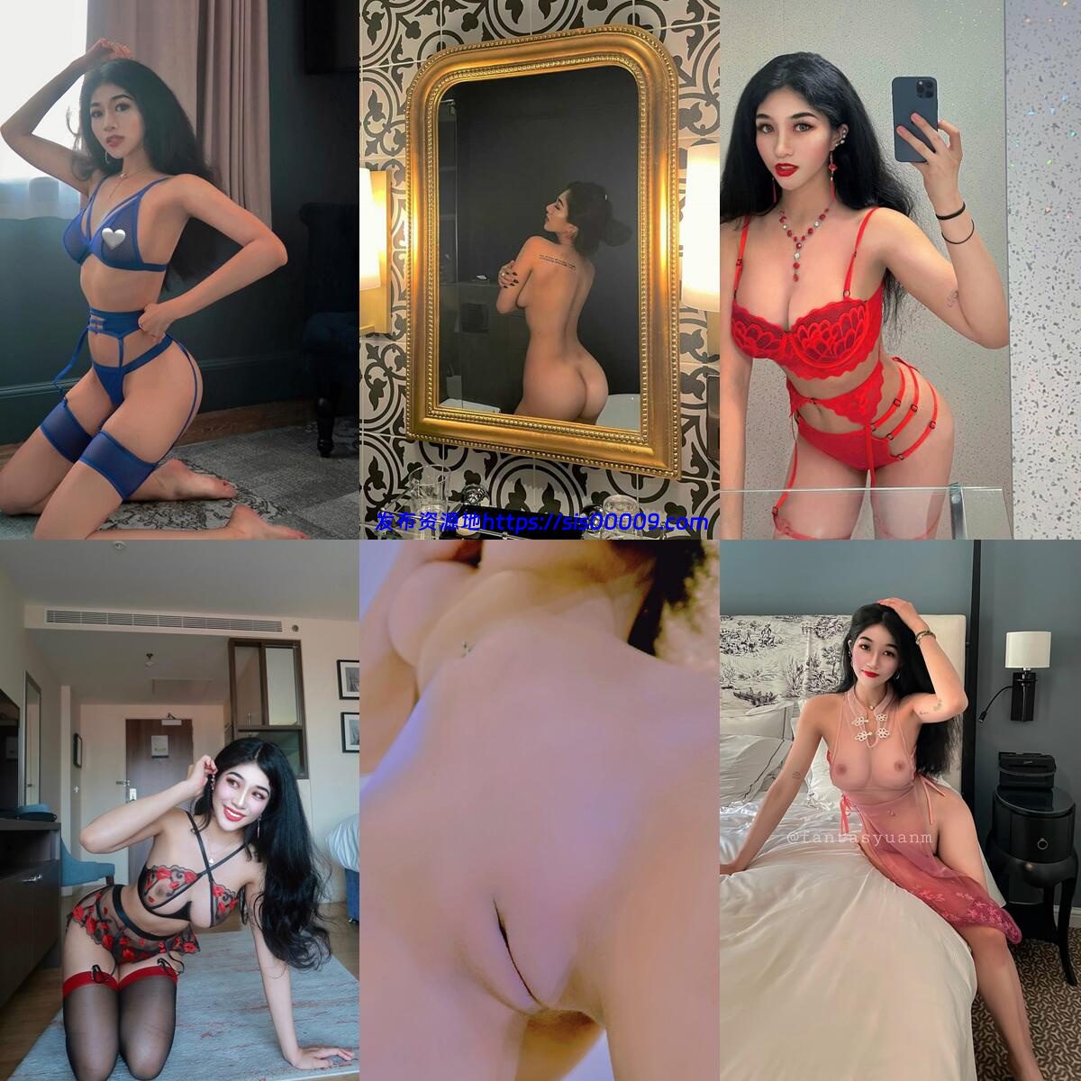 【微博重磅】颜值博主Fantasyuanm露三点1.5G 4