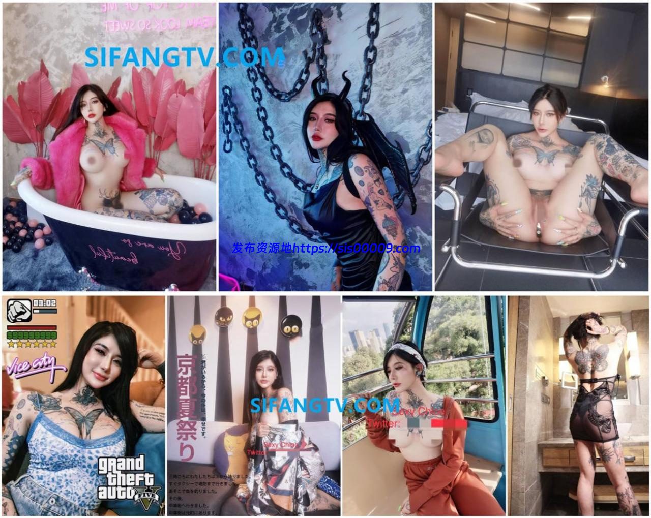 【全网首发】颜值巅峰白富美Sexy chloe永久会员+投食福利合集67V/246P 1