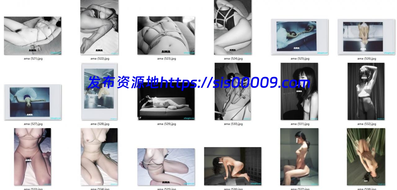 捆绑界摄影师AMA多位女神模特大尺度摄影合集【617p/2.5G】 7
