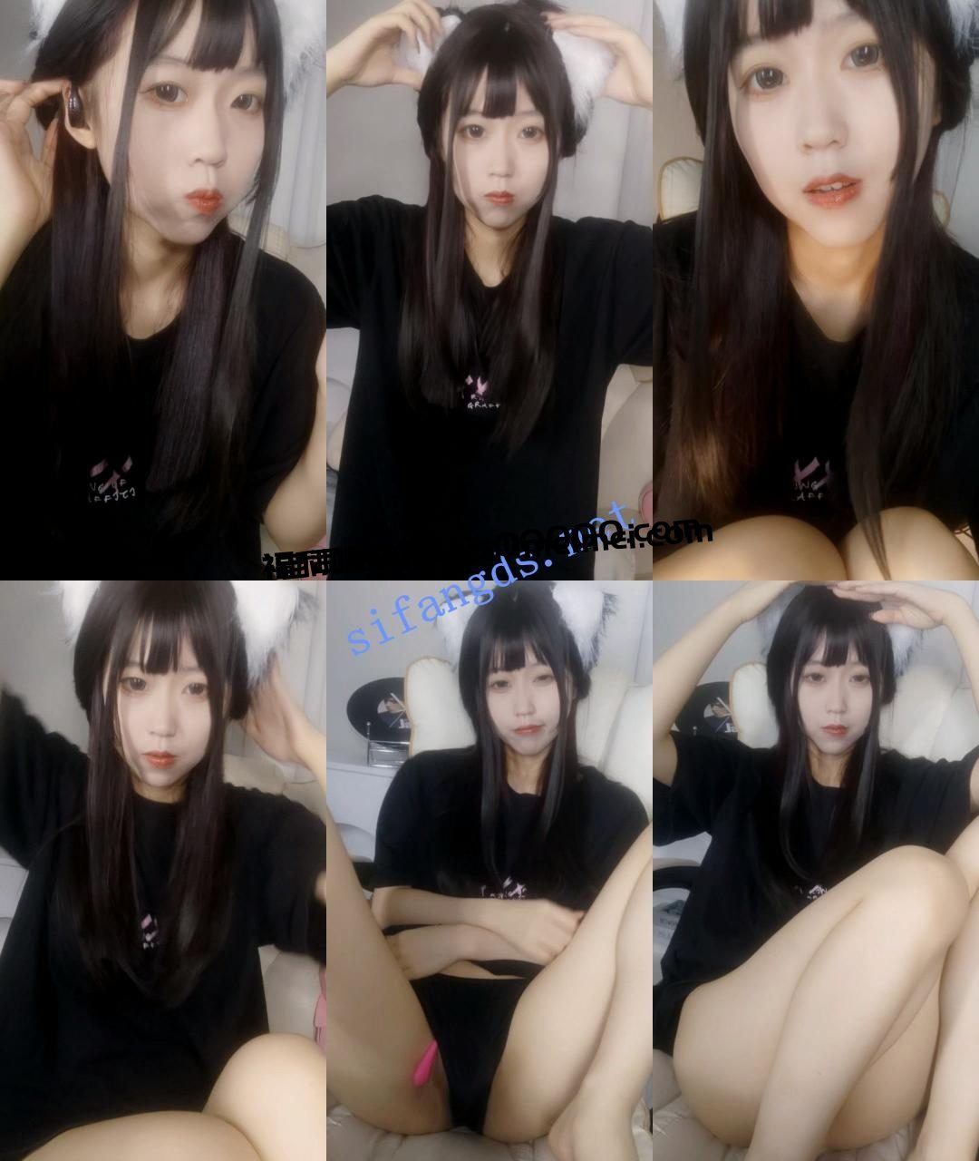 ♆【萝莉小羊】舞蹈女神! 汉服扇子裸舞一字马~道具自慰~! 7