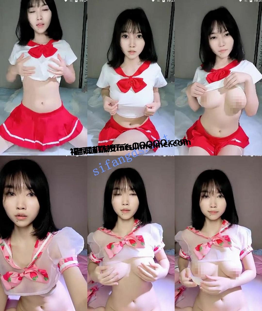 ⚫️全网最美~小萝莉~【小豆苗】夹奶头~跳蛋自慰~流白浆了~ 5