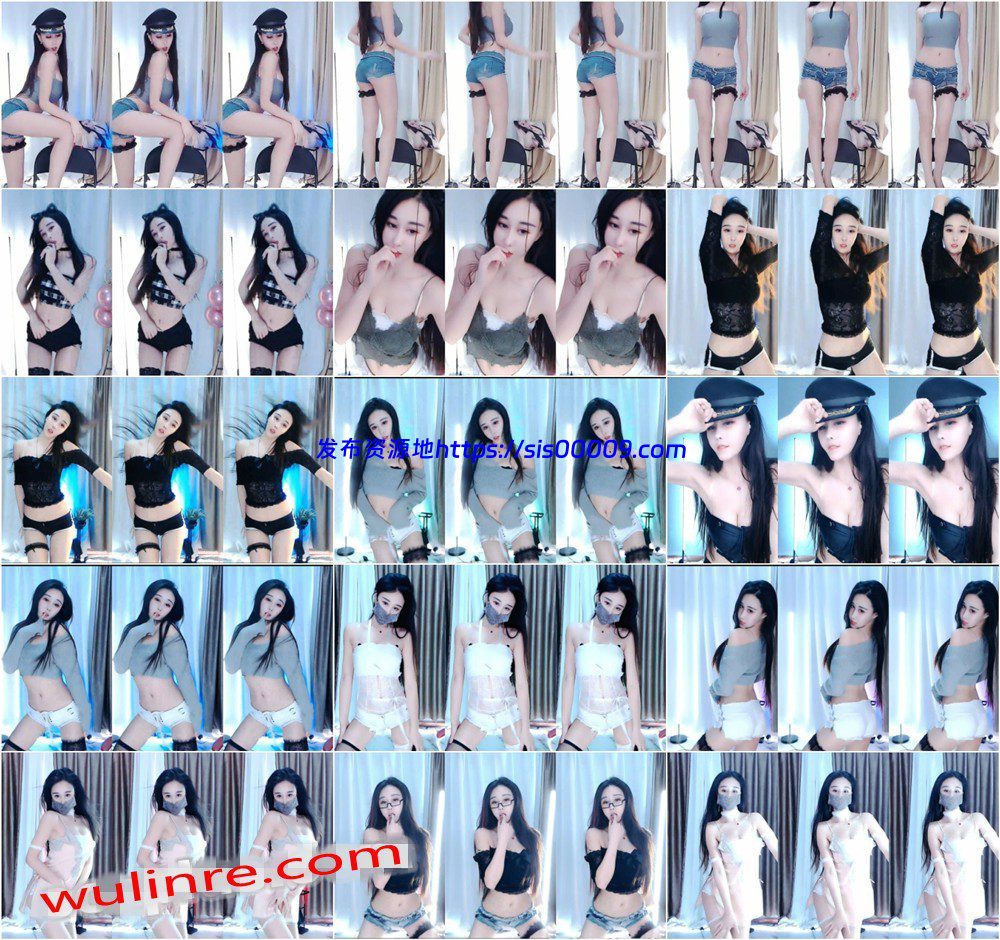 【斗鱼福利】极品性感舞姬 墨染 飞机群热舞诱惑合集！原版无水 (12V) 2