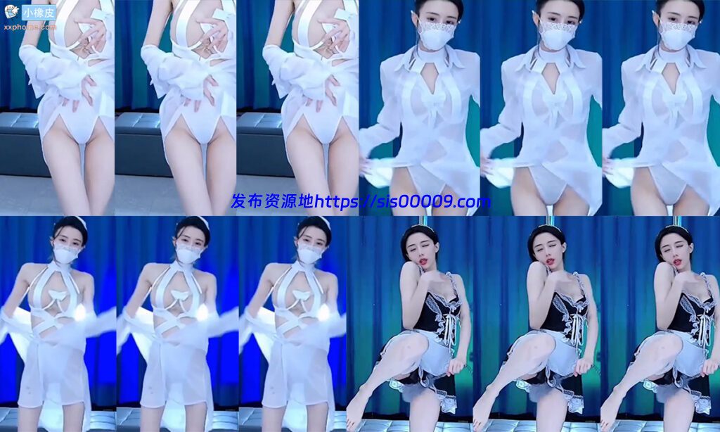，CC 白妖妖丨土豪千元定制热舞！连体内衣 透视 女仆搔痒 (2V/14分34) 1