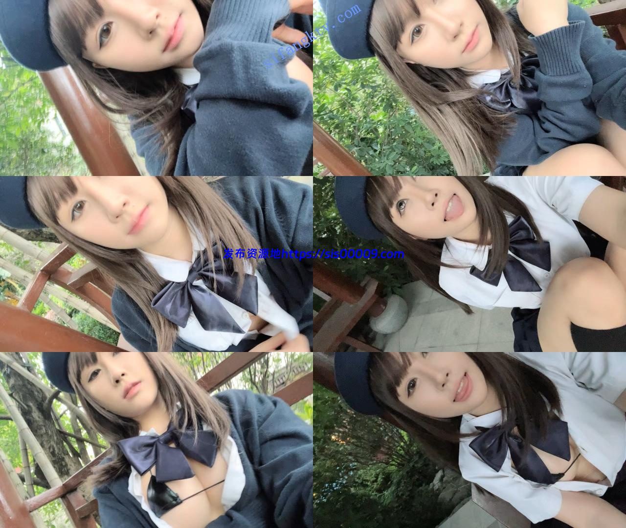 ♆【京鱼儿】19岁童颜巨乳少女~学生服~公园凉亭刺激玩跳蛋! 5