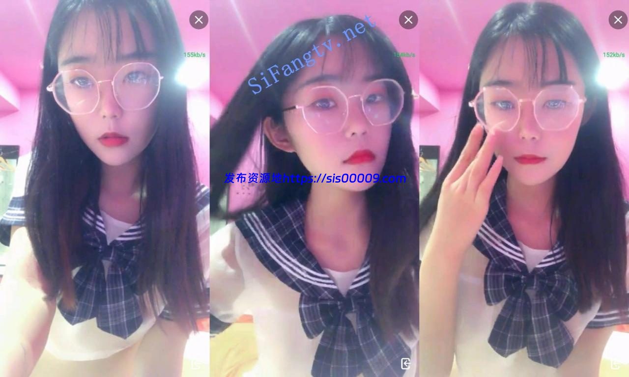 新人主播，校花降临！！【安琪】透明校服休息日兼职黄播 1
