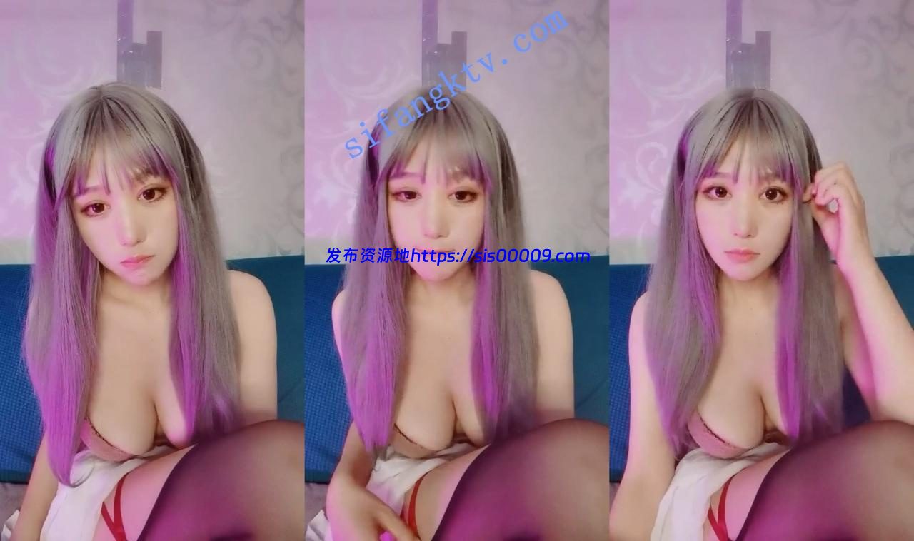 ♆【一粒小纱子】巨乳女神情趣服装美腿丝袜道具自慰~狂插! 4