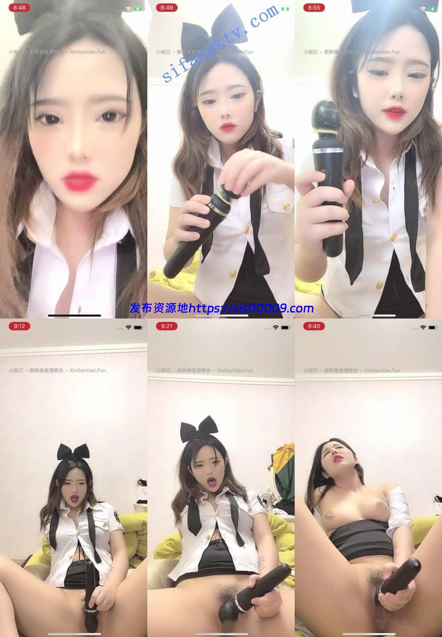 极品新人！！【爱男人的小敏警】蝴蝶结 咪咪大 大黑牛自慰 4