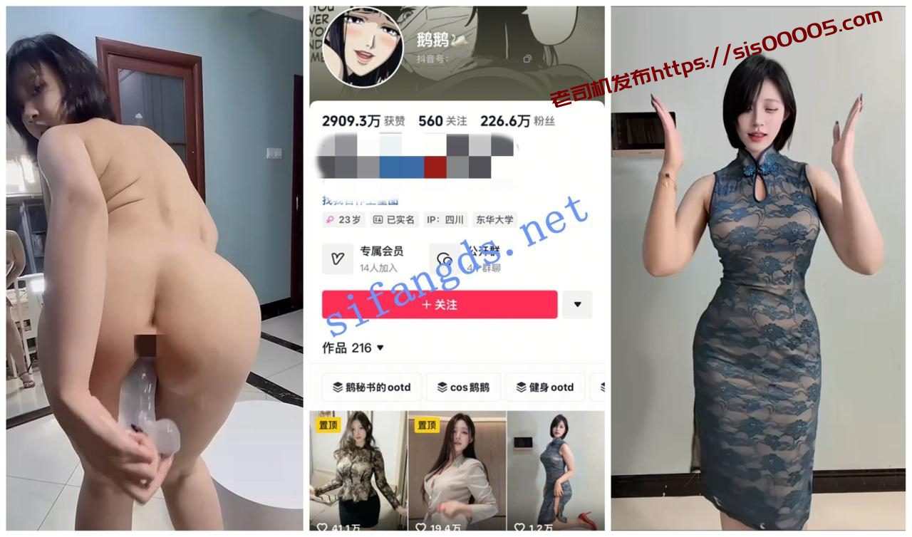 【抖音福利】200w粉丝大网红【鹅鹅】脸穴同框道具自慰抖臀 1 【抖音福利】200w粉丝大网红【鹅鹅】脸穴同框道具自慰抖臀 1