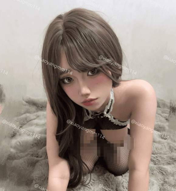 小羊咩咩 – [门槛福利] 10分钟 大奶福利姬 [连体黑丝+阳台露出] 4