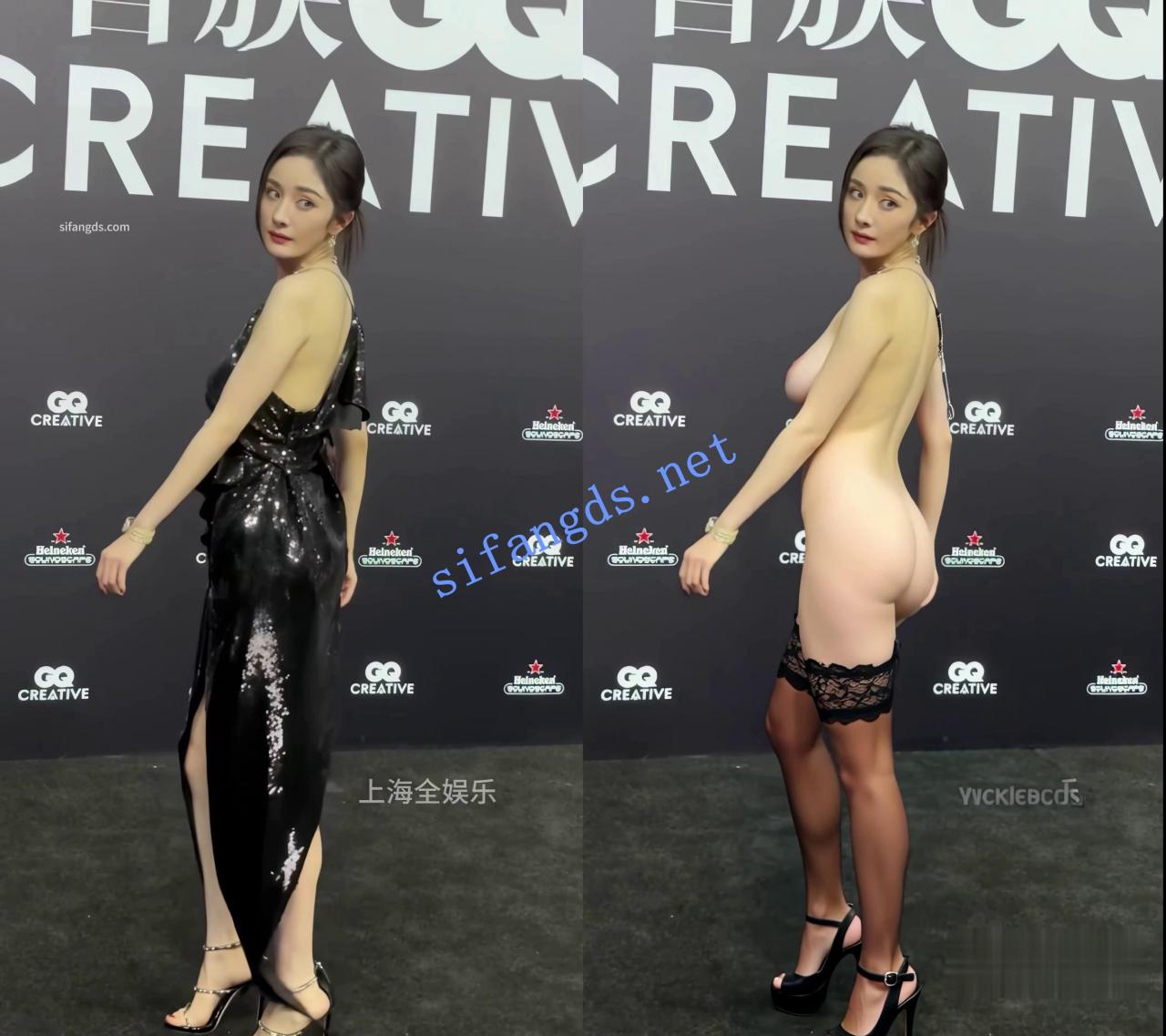 【4K-AI脱衣】抖音网红：少女/少妇短视频去衣裸舞对比 第2期 7