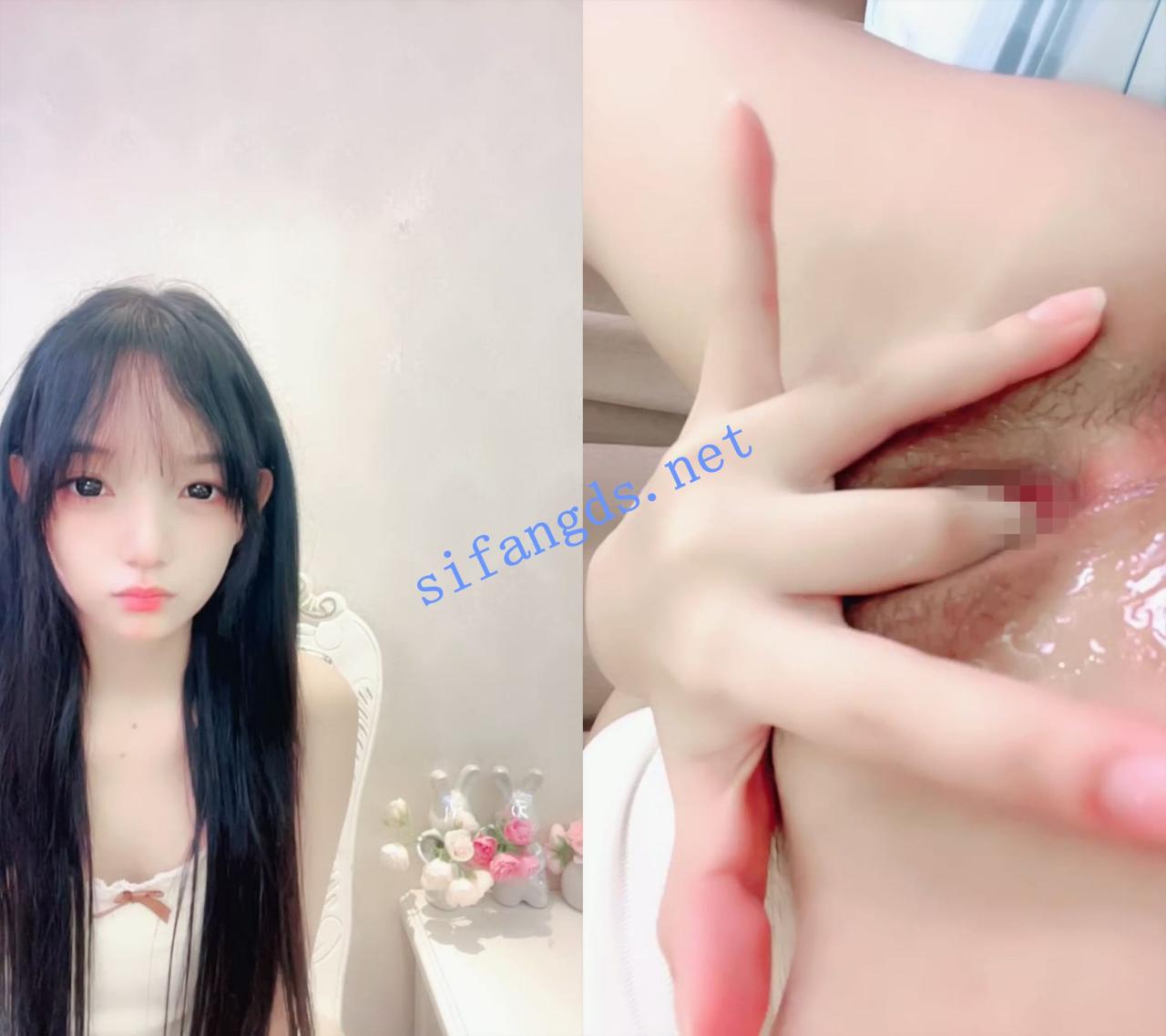 ██平台第一，逆天颜值【鬼鬼啊】道具自慰白浆流出来~爽5 2