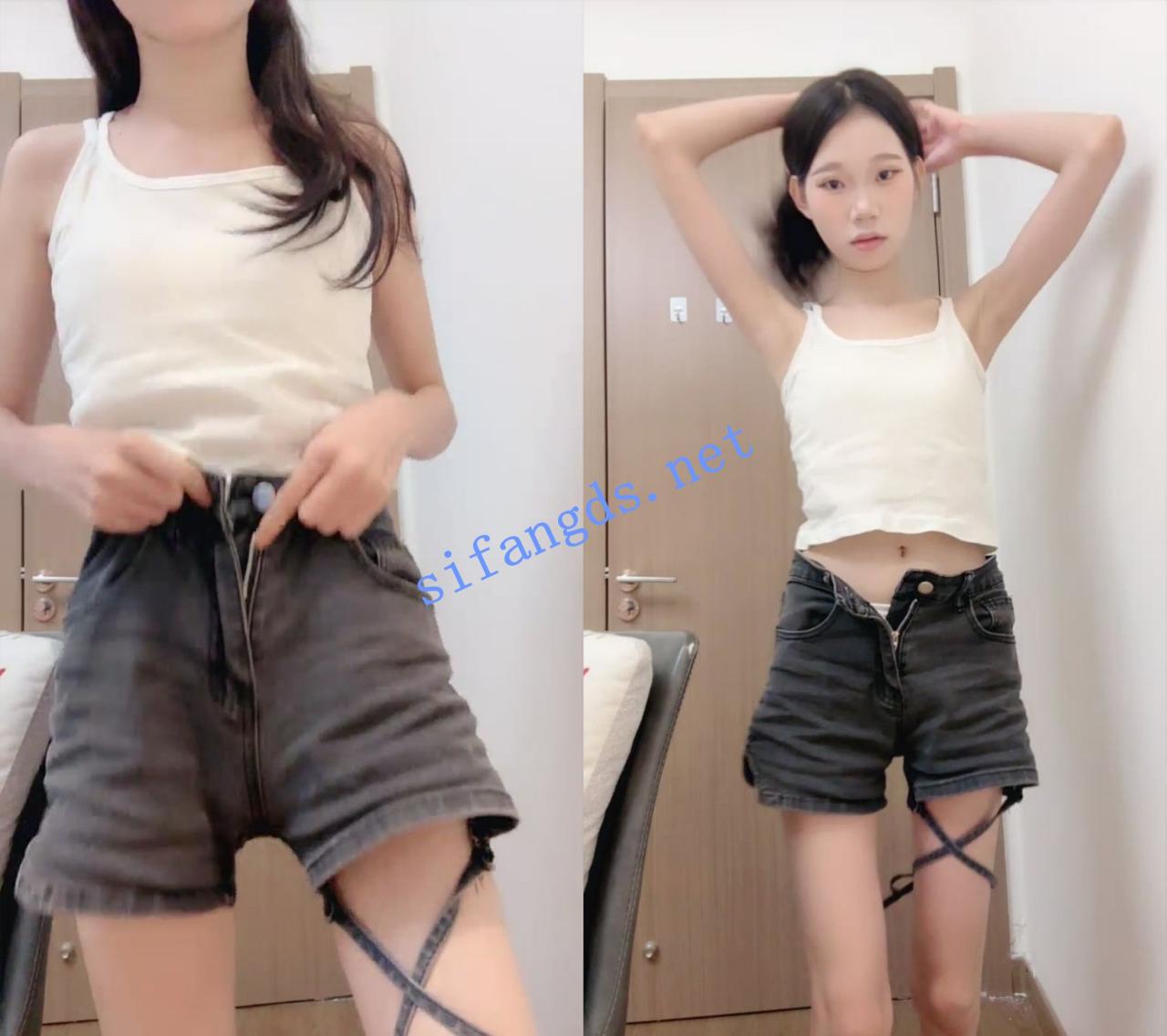 ██【广西嫩妹】骨感美女，飞机场学生妹，收费房自慰秀2 1