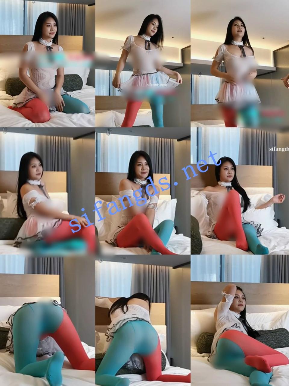 【PANS重磅】超人气模特【淘淘】直播回放 直接露点网袜透穴 7