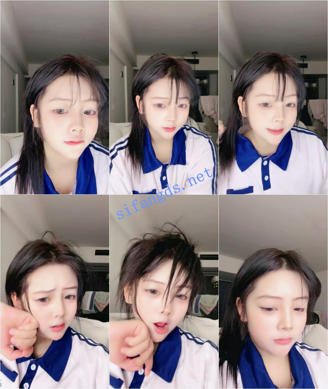 反差高中小美女！【安吉拉来了】全裸大尺度吃鸡巴被操逼 1