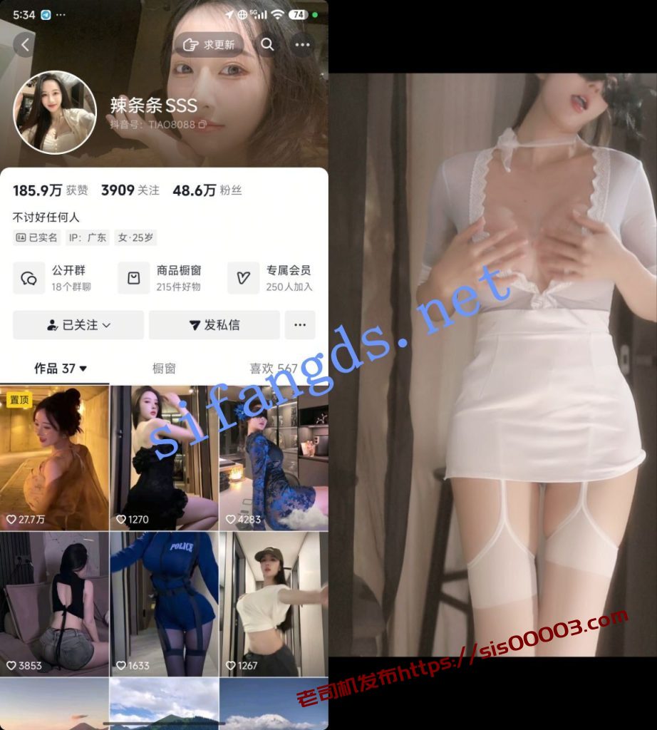 【抖音、斗鱼】辣条条SSS 露毛脱内定制【8V】【2G】 5