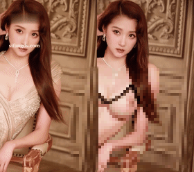 【AI精品】5位热门明星 我不叫龙虾 赵喵喵喵最新裸舞脱衣 16