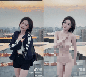 【AI幻想】核弹级 每日女神之程女士纯享 你行不行啊，细狗 9