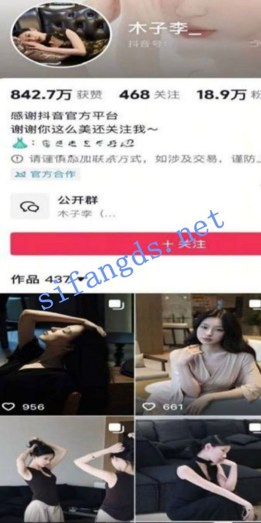 抖音19万粉主播木子李-土豪面前秒变小母狗口交啪啪视频【1V】【180M】 6