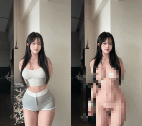 【核弹】AI裸舞，大神级制作，抖音极品小姐姐们裸舞对比 3