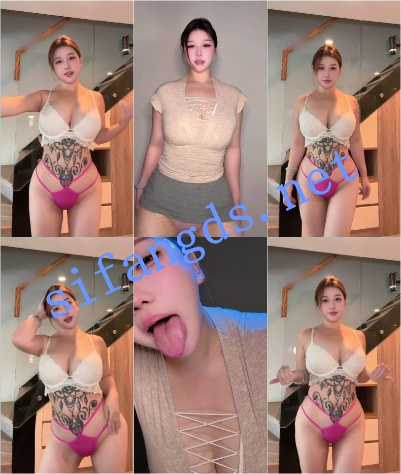 ✅快手 冲田吉拉-2 百万粉 木瓜巨乳 乳贴抖胸舞 撸管 呻吟20V 10