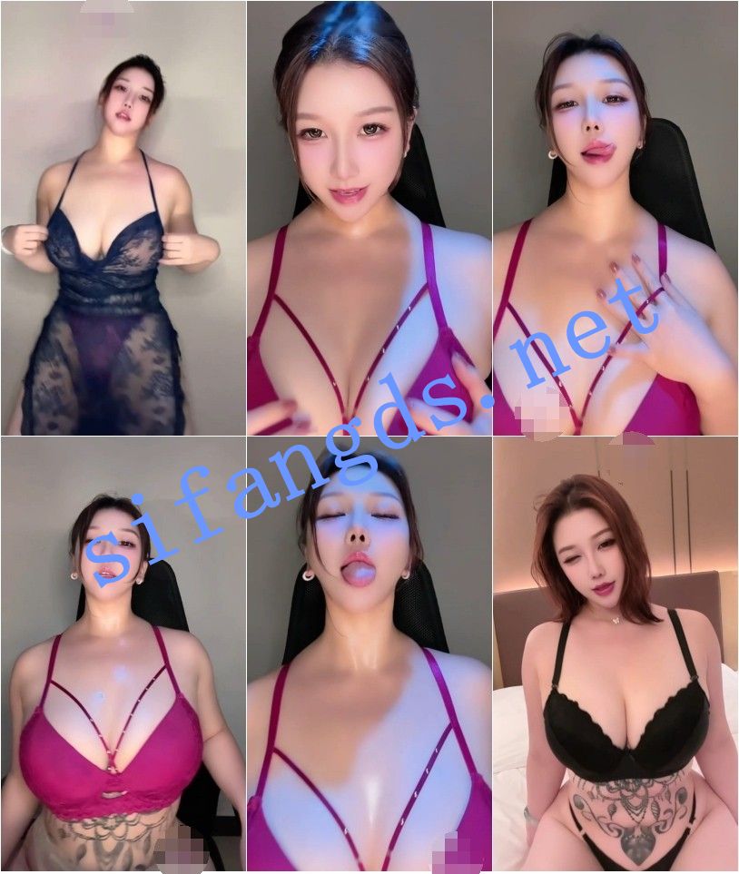 ✅快手 冲田吉拉-2 百万粉 木瓜巨乳 乳贴抖胸舞 撸管 呻吟20V 4