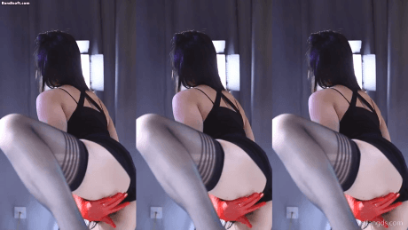 【漂漂 KK佰星】极品美女 三角热裤仰望视角露逼边 抖奶骚舞【8V】【759M】 13