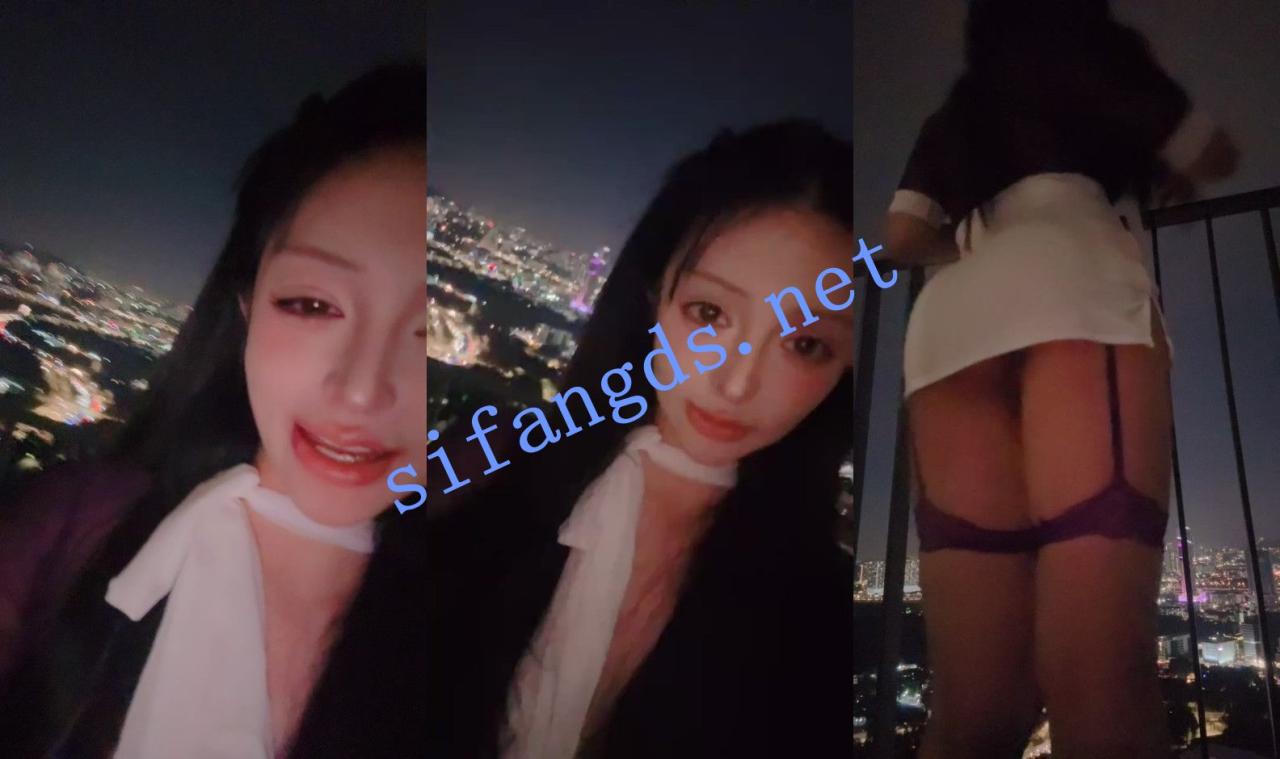 ⚡【美神】极品尤物女神来袭！在高空对着夜景自慰超级骚~ 7