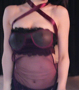 斗鱼 小小玉酱-17 巨乳 露半奶 抖胸舞 情趣内衣 舌吻等【21V】【1.04G】 19