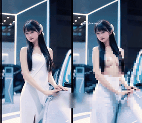 【Ai重磅】30分钟版本 轩子巨兔等8位网红AI脱衣对比 2K超清【8V】【12.1G】 5