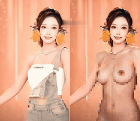 【Ai重磅】30分钟版本 轩子巨兔等8位网红AI脱衣对比 2K超清【8V】【12.1G】 18