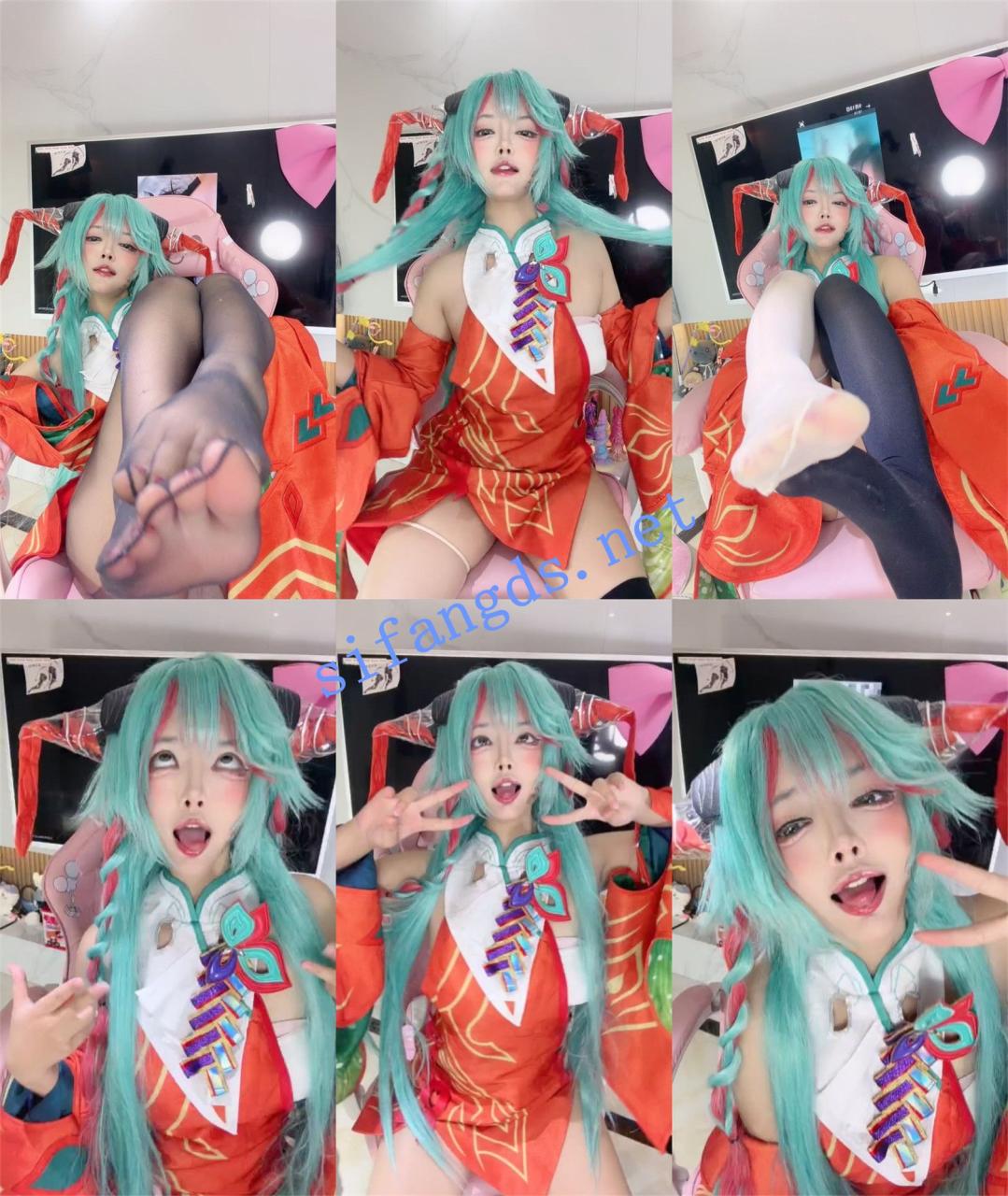 超级漂亮！二次元校花！迷死人~【张晚萌】双洞齐开！过瘾~ 6