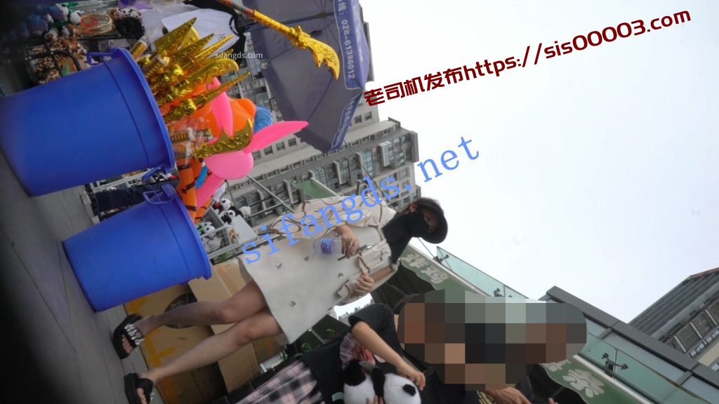 （空城原创）超短连衣裙长腿小少妇，微透白N前C透黑色【1V】【372M】 2