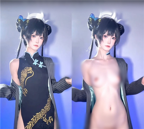 超能！AI脱衣网红美女万象合集 抖音风去衣裸舞对比 第七篇【230V】【1.58G】 15