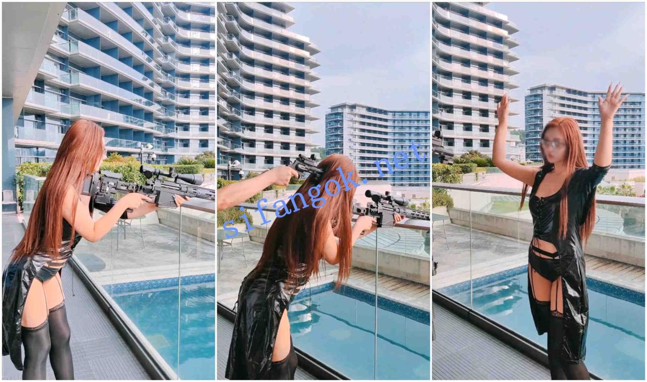 重磅✨秀人网 金允希✨大尺度剧情作品 女杀手被捕威胁啪啪 9
