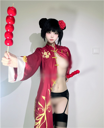 推特顶级COS 希尔薇 2026春节福利裸舞 枣红娘顶顶B马年大吉【13V31P】【157M】 8