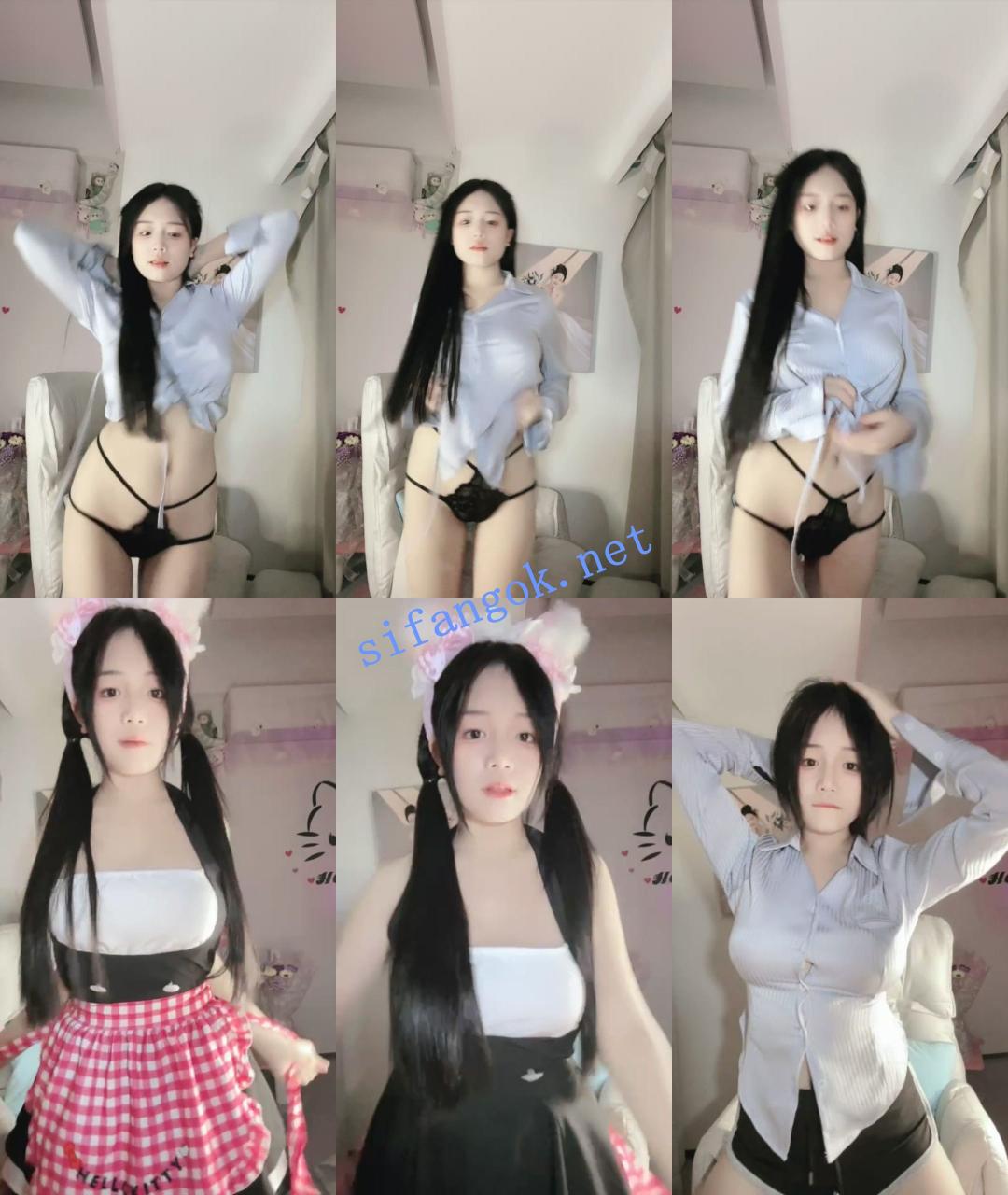 ~巨乳学生妹~【危险纯欲体】奶子好大啊~全裸~骚舞~道具自慰 4