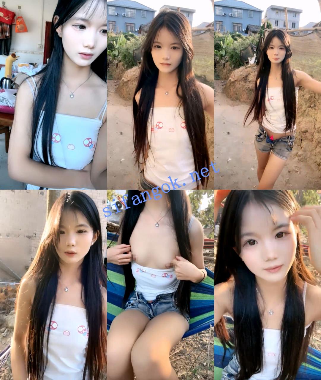 √炸裂！农村姑娘~【07水嫩宝宝】神颜~勾搭秃顶大叔操逼~！ 1