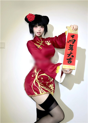 推特顶级COS 希尔薇 2026春节福利裸舞 枣红娘顶顶B马年大吉【13V31P】【157M】 4