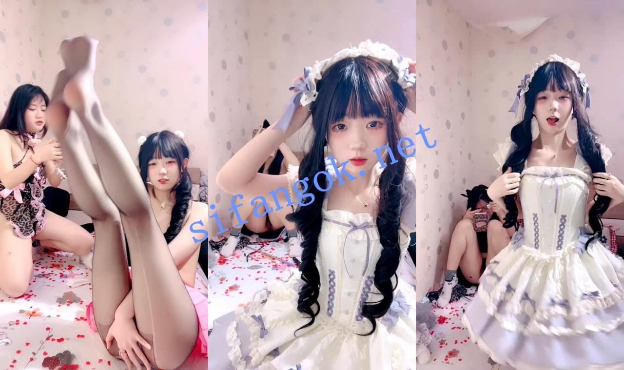 ⚡20小时核弹！【邪恶双马尾】姐妹双人直播多日收费大合集 9