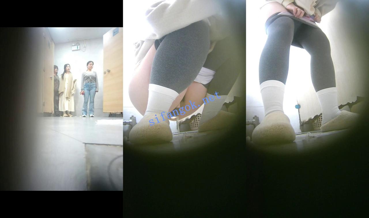 ❤️【厕拍】双角度单独收脸 前拍极品吊袋丝袜 7