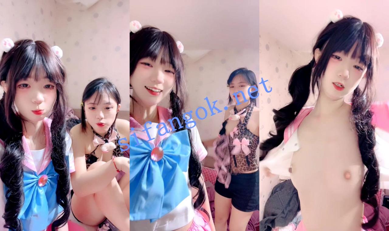 ⚡20小时核弹！【邪恶双马尾】姐妹双人直播多日收费大合集 1