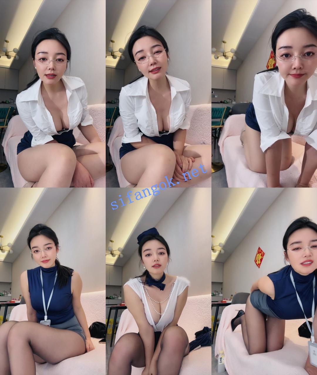 ⚜️顶级气质御姐【礼仪小少妇】各类制服诱惑~~道具自慰！ 5