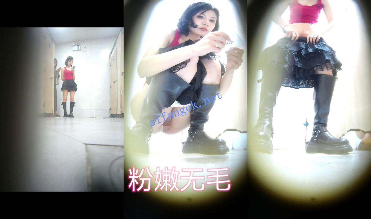 ❤️【厕拍】双角度单独收脸 前拍极品吊袋丝袜 4