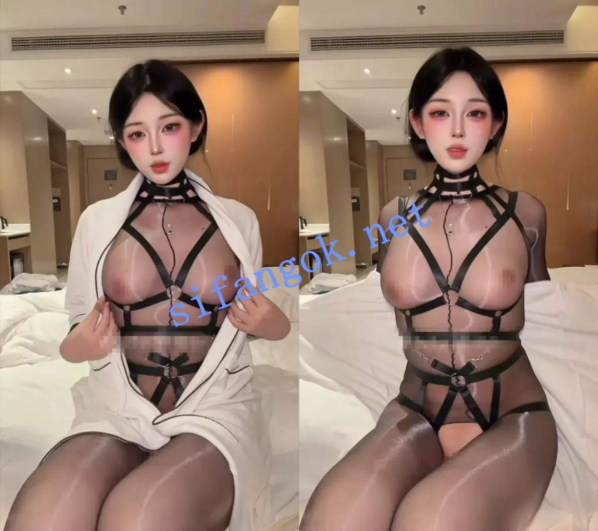 抖音极品网红TS【丝芙兔/兔兔一米八】6月最新性爱口爆福利 3