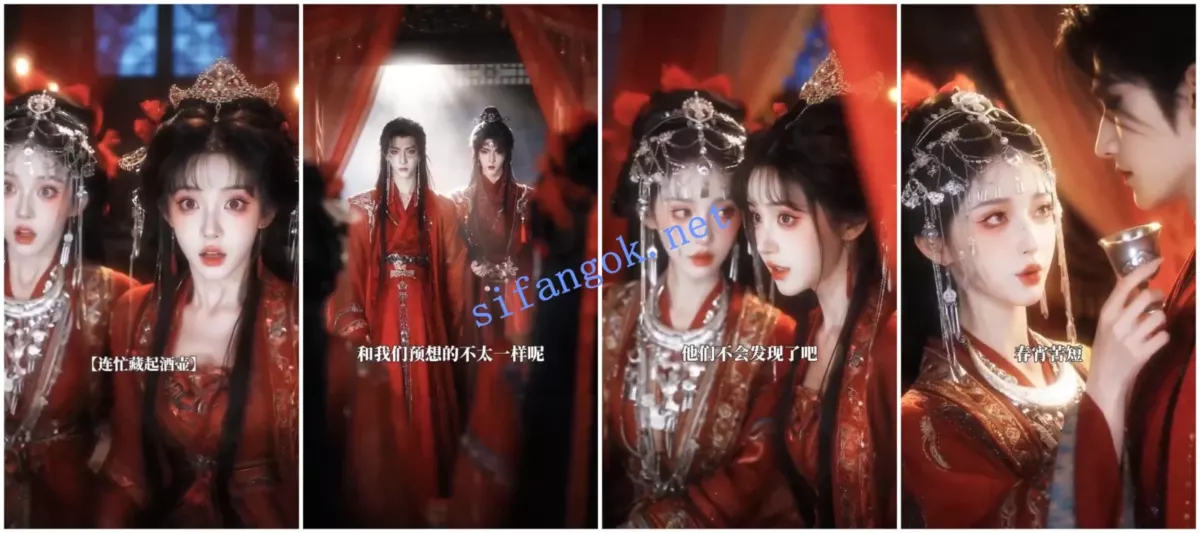 【AI短剧】顶级美学之逃婚姐妹花！ 11