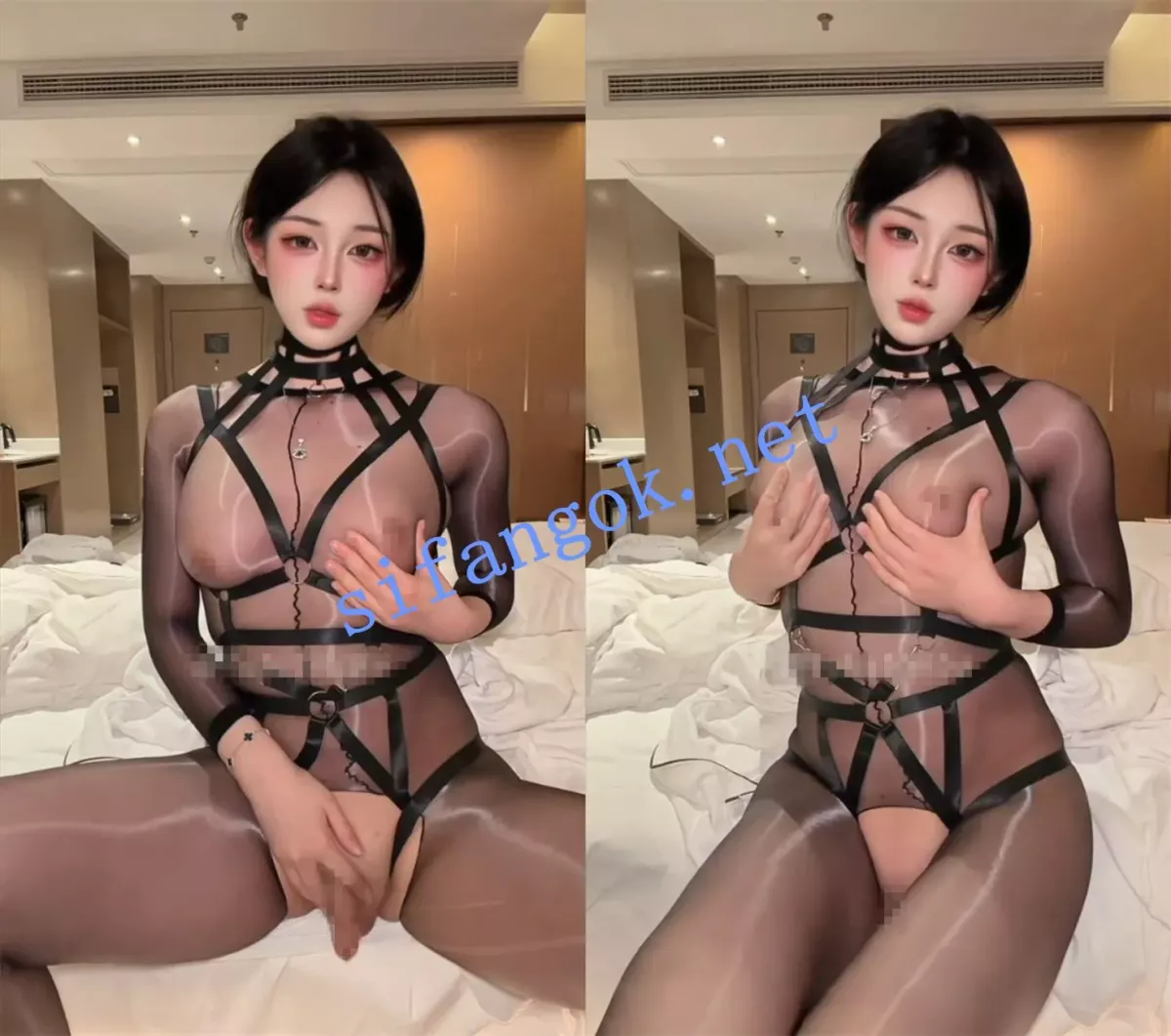 抖音极品网红TS【丝芙兔/兔兔一米八】6月最新性爱口爆福利 4